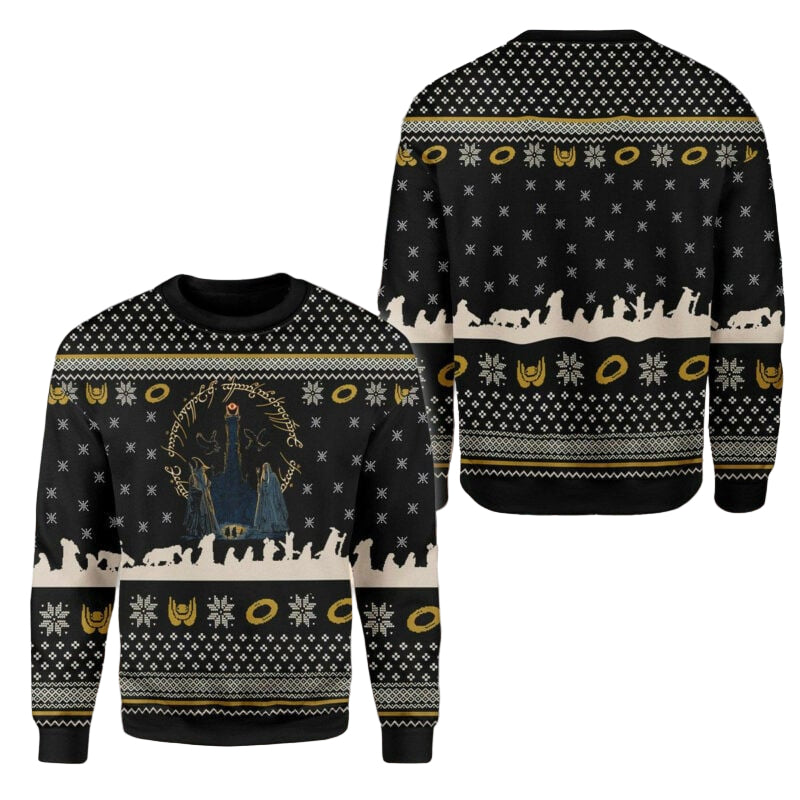 Lord Of The Rings Symbol Christmas Sweater
