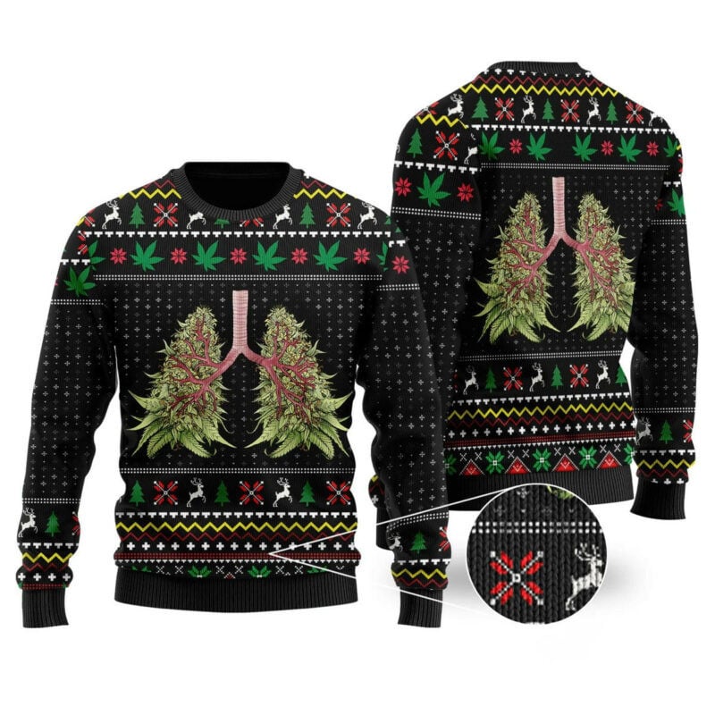 Lung Tree Ugly Christmas Sweater