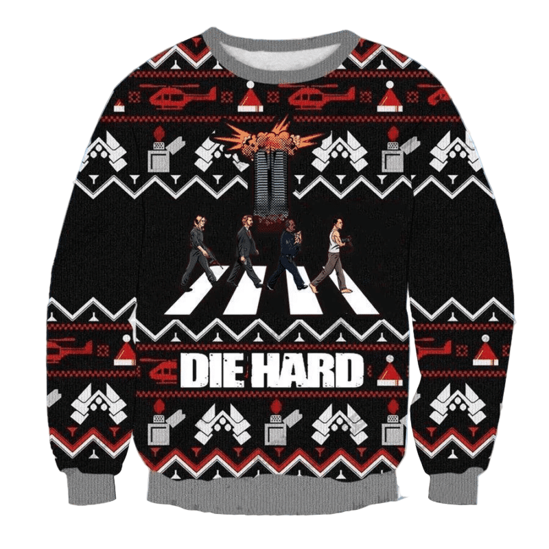 Die Hard Ugle Sweater Ugly Christmas Sweater