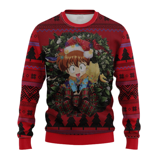 Inuyasha Anime Shippo 8 Ugly Sweater Gifts, Inuyasha Anime Gift Fan Ugly Sweater 906