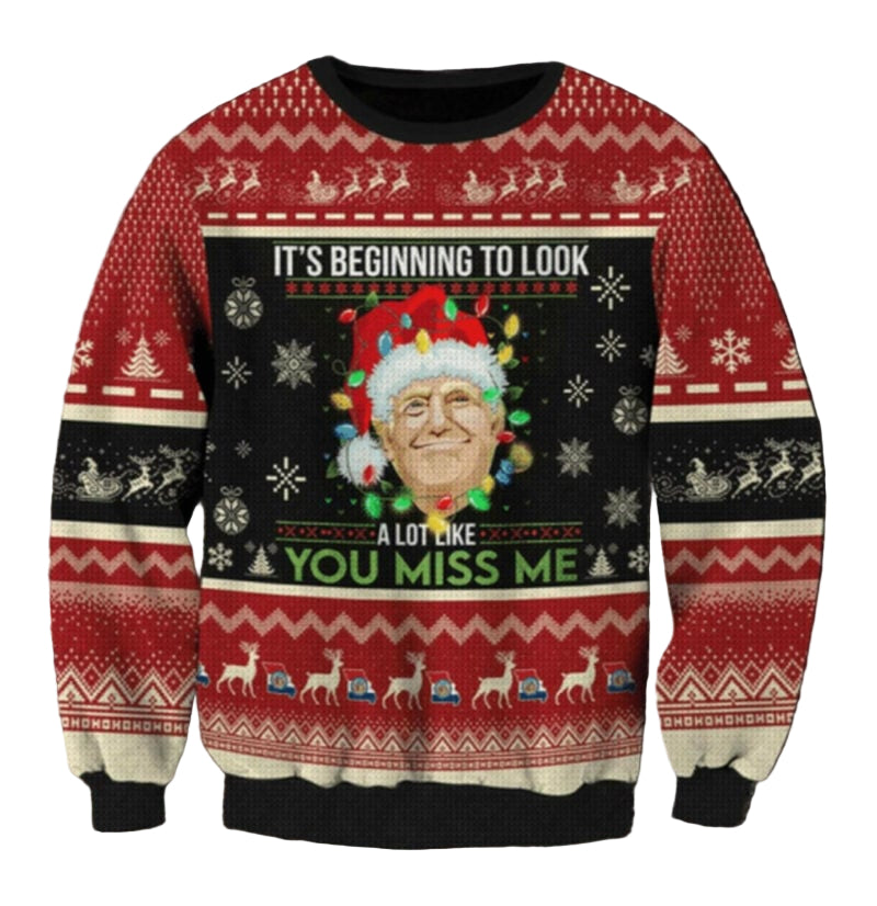 It's Beginning To Look Fjb Christmas Ugly Sweater