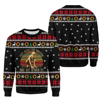 Merry Christmas Gift Lord Of The Rings They Stole Our Precious And We Wants It Sweater