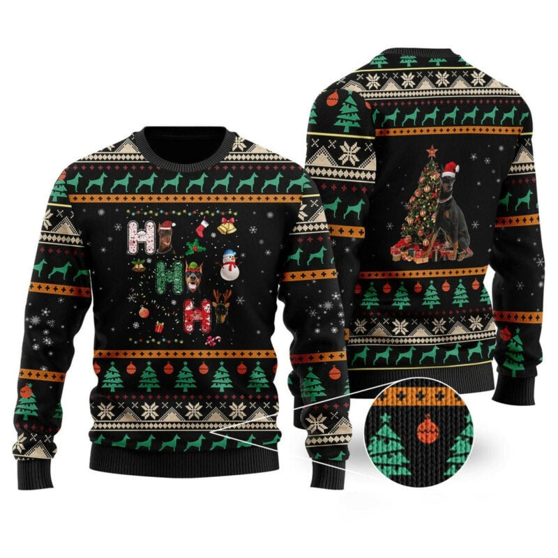 Doberman Christmas Ugly Christmas Sweater