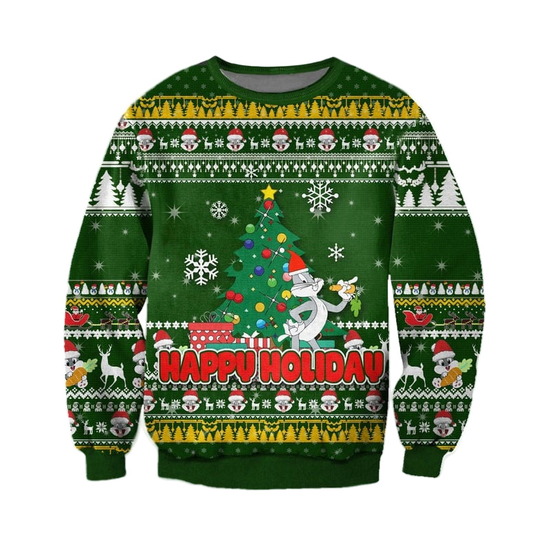 Bugs Bunny Ugly Sweatshirt, Christmas Ugly Sweater
