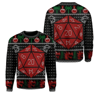 D&amp;d Ugly Christmas Sweater