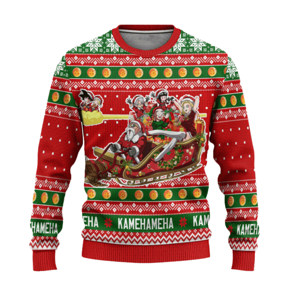 Dragon Ball Anime Christmas 14 Ugly Sweater, Dragon Ball Anime Gift Fan Ugly Sweater 898