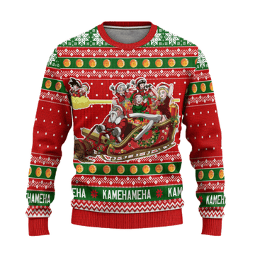 Dragon Ball Anime Christmas 14 Ugly Sweater, Dragon Ball Anime Gift Fan Ugly Sweater 898