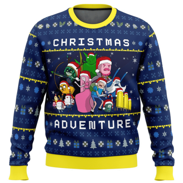 Adventure Time 3 Ugly Sweater Gifts, Adventure Time Gift Fan Ugly Sweater 743