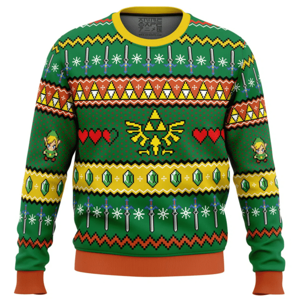 The Legend Of Zelda Ugly Sweater Gifts, The Legend Of Zelda Gift Fan Ugly Sweater 827