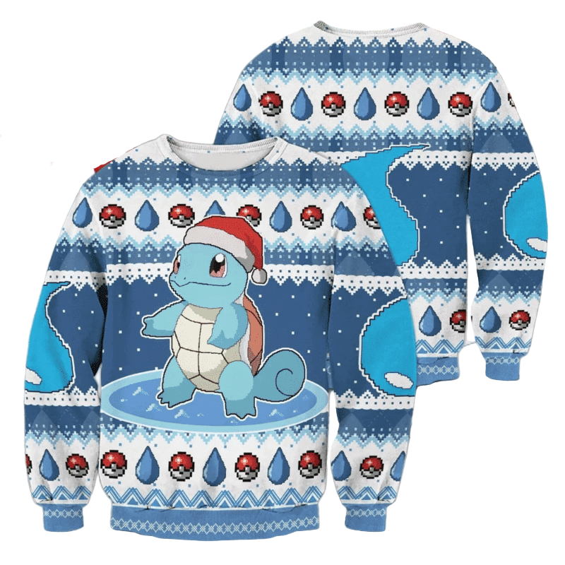 Christmas Squirtle Ugly Christmas Sweater