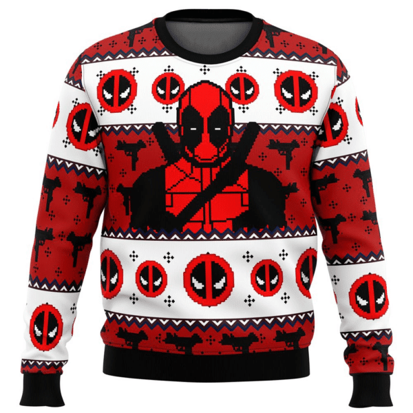 Deadpool 5 Ugly Sweater Gifts, Deadpool Gift Fan Ugly Sweater 915