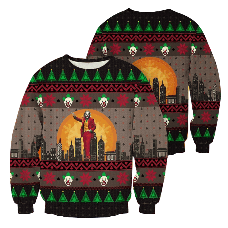 Arthur Fleck Joker Ugly Christmas Sweater