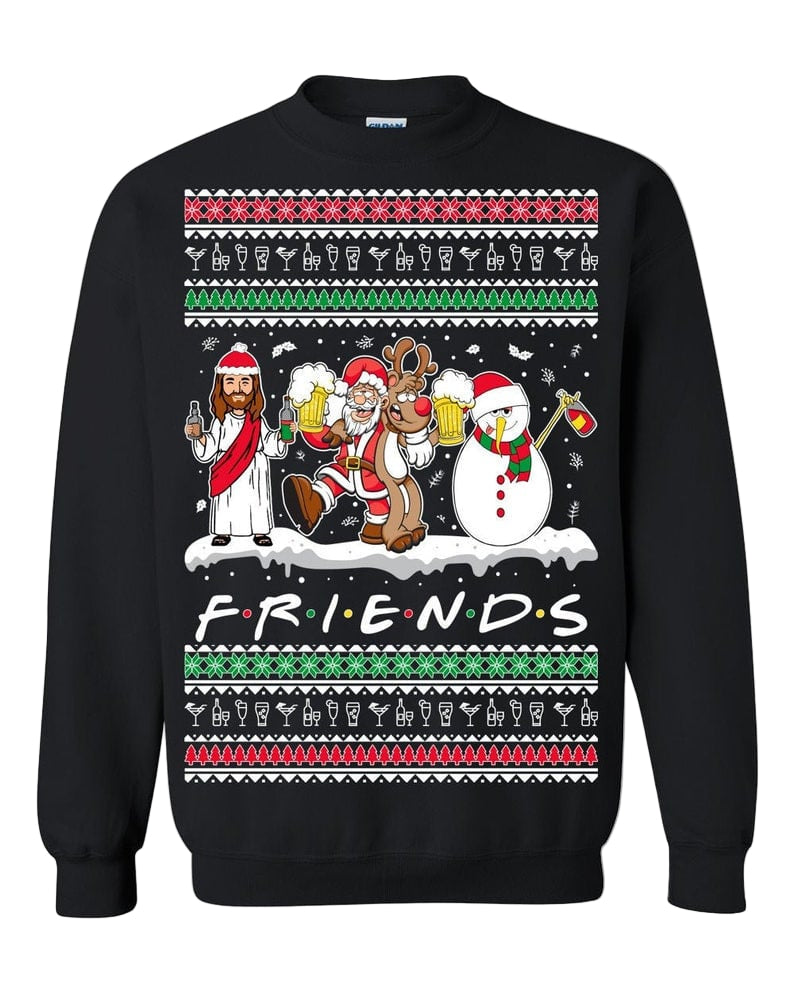 Friends Ugly Sweatshirt, Christmas Ugly Sweater