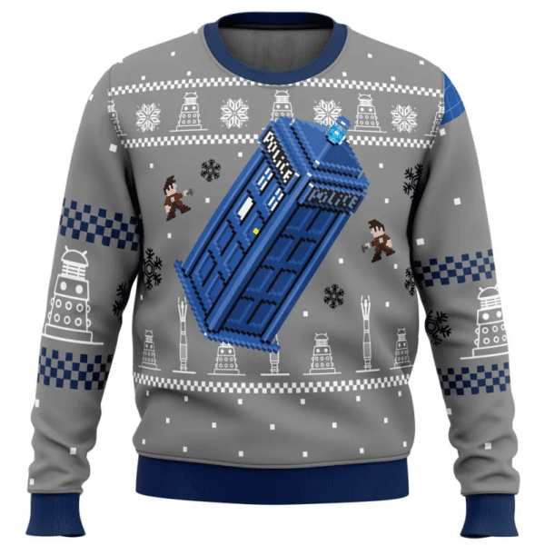 Doctor Who 2 Ugly Sweater Gifts, Doctor Who Gift Fan Ugly Sweater 133