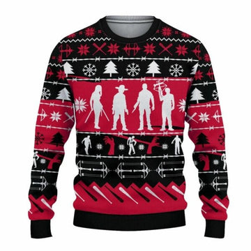 The Walking Dead Christmas Ugly Sweater, The Walking Dead Christmas Gift, The Walking Dead Christmas Shirt 937