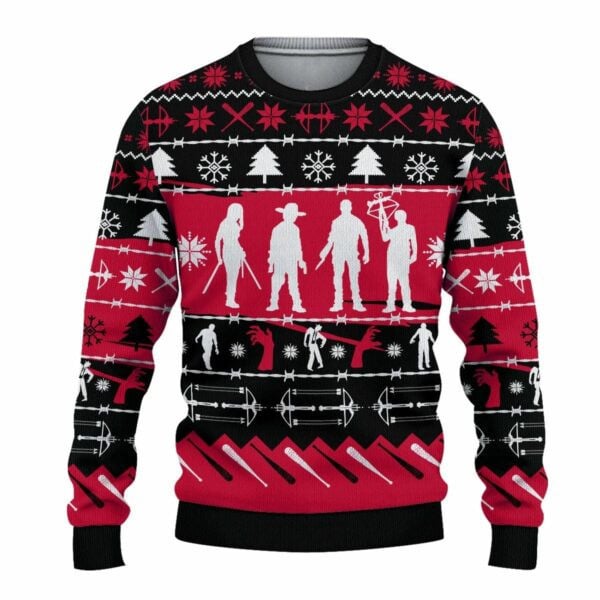 The Walking Dead Christmas Ugly Sweater, The Walking Dead Christmas Gift, The Walking Dead Christmas Shirt 937