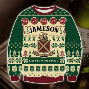 Jameson Irish Whiskey Ugly Christmas Sweater