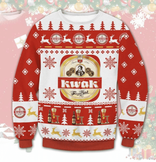Kwak Beer Ugly Sweater Gifts, Kwak Beer Gift Fan Ugly Sweater 26