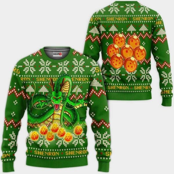 Shenron Anime Dragon Ball Xmas 1k83 Sweater,dragon Ball Anime Xmas Christmas Gift Fan 736