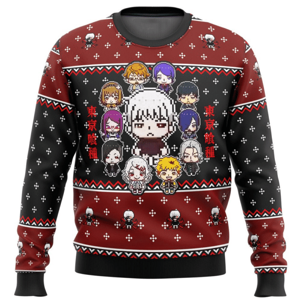 Tokyo Ghoul Anime 6 Ugly Sweater Gifts, Tokyo Ghoul Anime Gift Fan Ugly Sweater 337