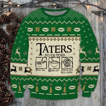 Taters Potatoeslord Of The Rings Sweater