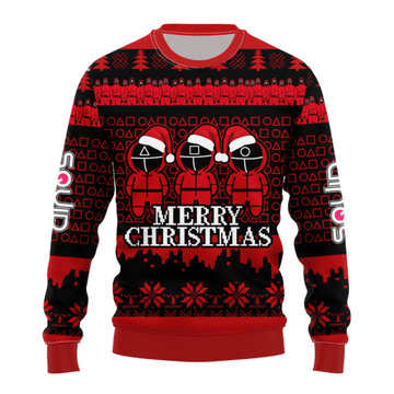 Squid Game Series Christmas 13 Ugly Sweater Gifts, Squid Game Series Gift Fan Ugly Sweater 887