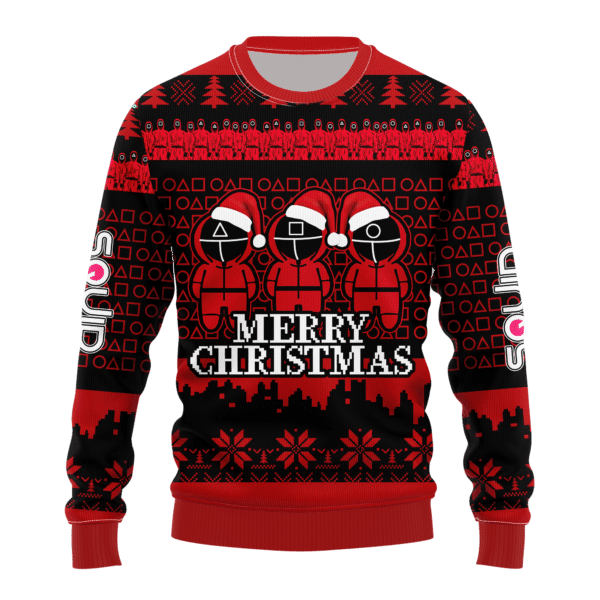 Squid Game Series Christmas 13 Ugly Sweater Gifts, Squid Game Series Gift Fan Ugly Sweater 887