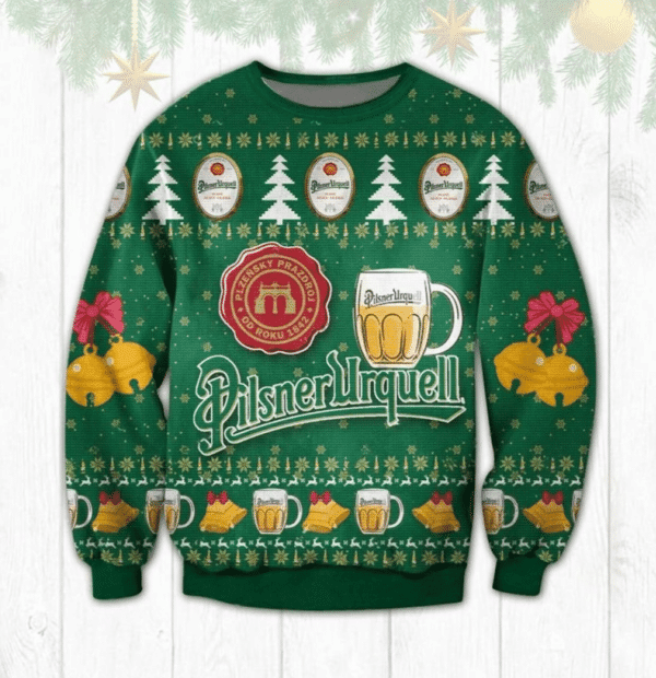 Pilsner Urquell Beer Ugly Sweater Gifts, Pilsner Urquell Beer Gift Fan Ugly Sweater 685