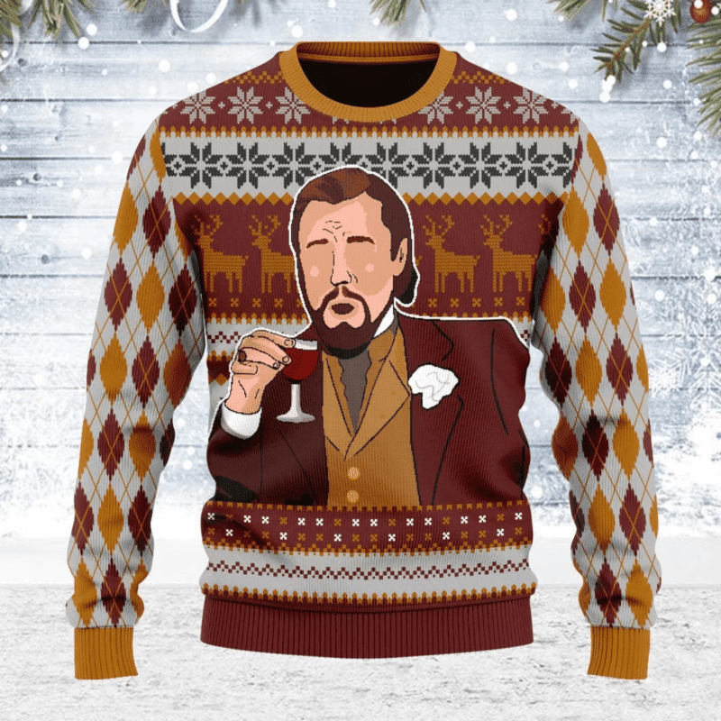 Merry Christmas Leo Meme Christmas Ugly Christmas Sweater