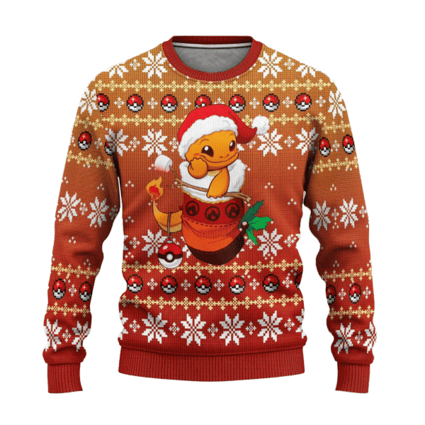 Pokemon Anime Charizard 61 Ugly Sweater, Pokemon Anime Gift Fan Ugly Sweater 406