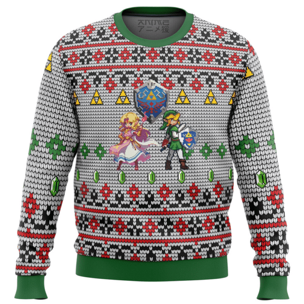 Zelda And Link The Legend Of Zelda Ugly Sweater Gifts, The Legend Of Zelda Gift Fan Ugly Sweater 18