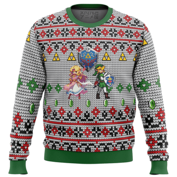 Zelda And Link The Legend Of Zelda Ugly Sweater Gifts, The Legend Of Zelda Gift Fan Ugly Sweater 18