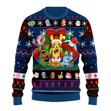 Pokemon Anime 36 Ugly Sweater, Pokemon Anime Gift Fan Ugly Sweater 528