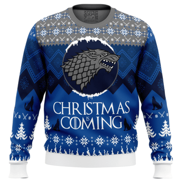 Game Of Thrones Christmas Is Coming Ugly Sweater Gifts, Game Of Thrones Christmas Is Coming Gift Fan Ugly Sweater 588