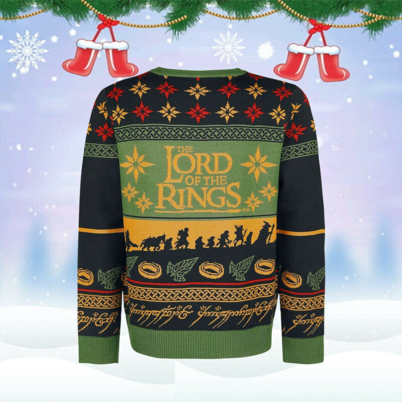 Merry Christmas Gift Lord Of The Rings Sweater