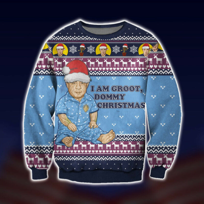 Groot X Vin Diesel Dommy Xmas Christmas Sweater