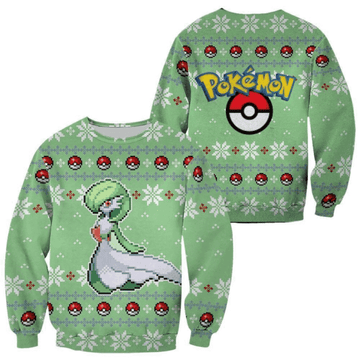 Pokemon Anime Gardevoir 56 Ugly Sweater Gifts, Pokemon Anime Gift Fan Ugly Sweater 335