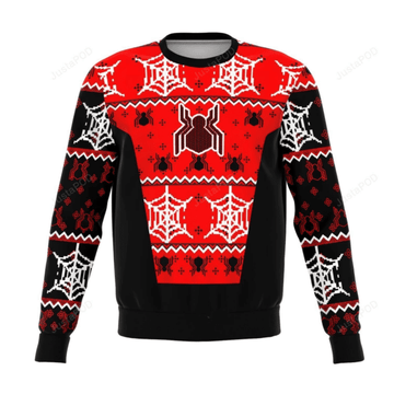 Spiderman Marvel 4 Ugly Sweater Gifts, Spiderman Marvel Gift Fan Ugly Sweater 57