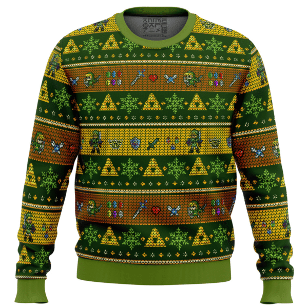 Link Adventure The Legend Of Zelda Ugly Sweater Gifts, Link Adventure The Legend Of Zelda Gift Fan Ugly Sweater 377