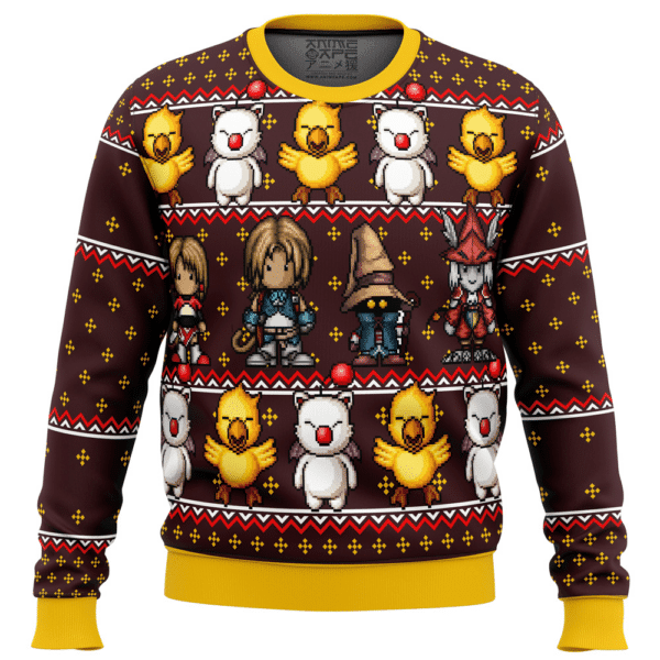Final Fantasy Classic Ugly Sweater Gifts, Final Fantasy Classic Gift Fan Ugly Sweater 31