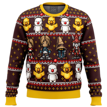 Final Fantasy Classic Ugly Sweater Gifts, Final Fantasy Classic Gift Fan Ugly Sweater 31