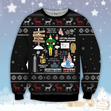 Elf Sweater Ugly Christmas Sweater