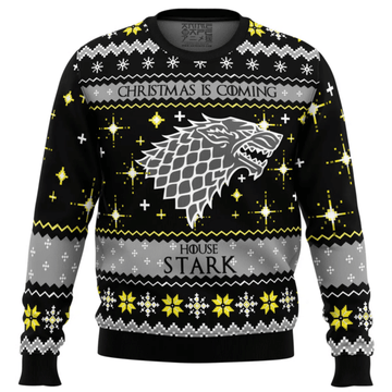 Game Of Thrones House Stark Ugly Sweater Gifts, Game Of Thrones House Stark Gift Fan Ugly Sweater 716