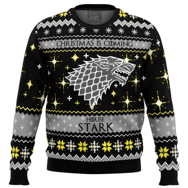 Game Of Thrones House Stark Ugly Sweater Gifts, Game Of Thrones House Stark Gift Fan Ugly Sweater 716