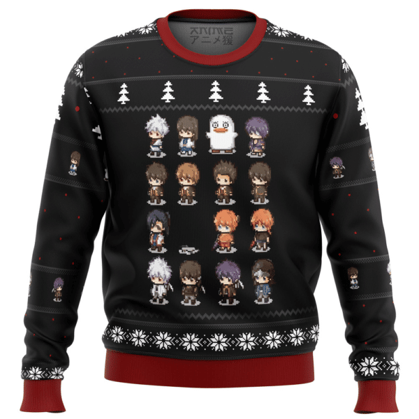 Gintama Sprites Ugly Sweater Gifts, Gintama Sprites Gift Fan Ugly Sweater 115