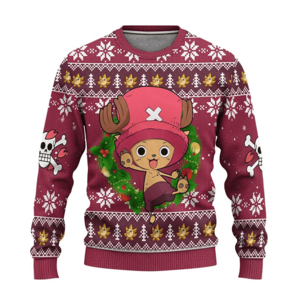 One Piece Anime Tony Tony Chopper 23 Ugly Sweater, One Piece Anime Gift Fan Ugly Sweater 294