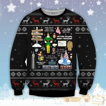 Son Of A Nutcracker Elf Ugly Sweater, Christmas Gift, Elf Ugly Christmas Sweater Son Of A Nutcracker 306