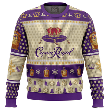Crown Royal Whiskey Ugly Sweater Gifts, Crown Royal Whiskey Gift Fan Ugly Sweater 277