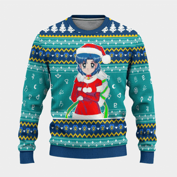 Sailor Moon Anime Sailor Mercury 12 Ugly Sweater Gifts,sailor Moon Anime Gift Fan Ugly Sweater 434