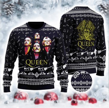 Queen Band 2 Ugly Sweater Gifts, Queen Band Gift Fan Ugly Sweater 318
